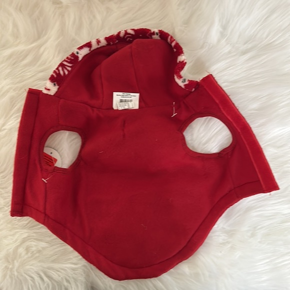 Top Paw Dog Top Paw Red Quilted Coat Wfairisle Hood Poshmark